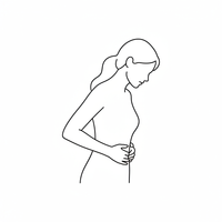 Icône douleurs abdominales